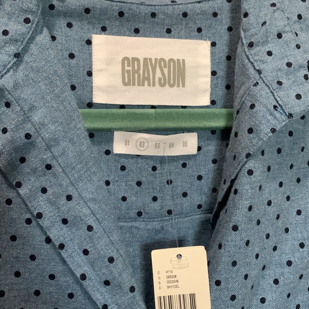 Grayson Threads Button Down Polka Dot - Nwt - image 2